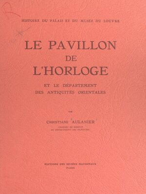 cover image of Histoire du Palais et du Musée du Louvre (9)